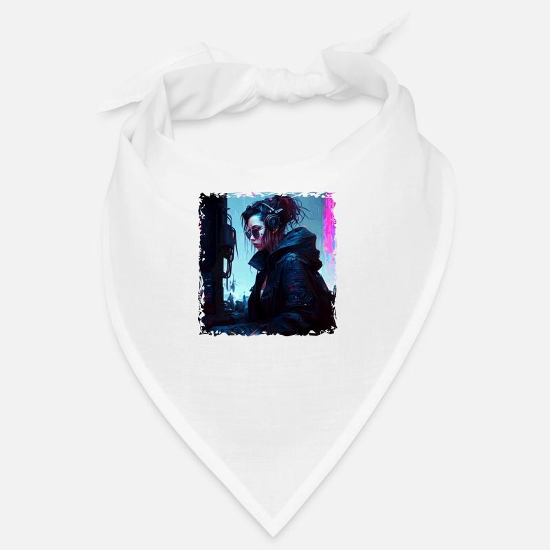 Sci-Fi Technikfreak in dystopischer High Tech Welt Bandana