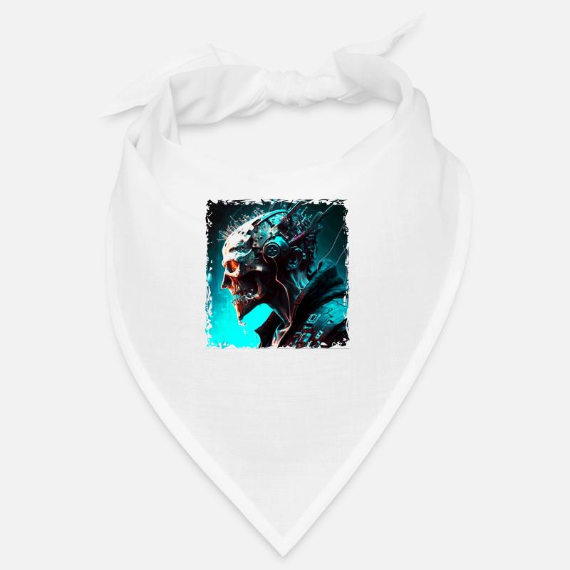Cyborg oder Monster als Cyber Android der Zukunft Bandana