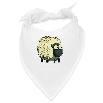 Kakou das Schaf - Bandana - Weiß - Vorne