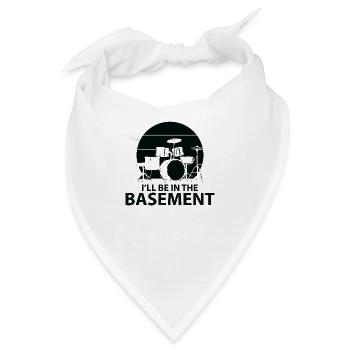Schlagzeug, Trommel, Musik, Instrument - Bandana - Weiß - Vorne