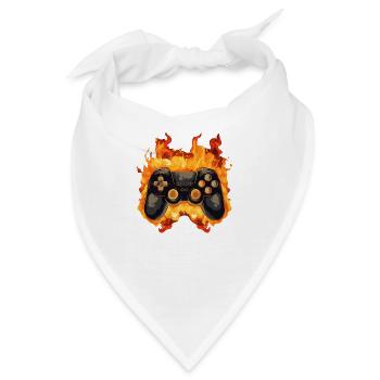 Gamepad - Bandana - Weiß - Vorne