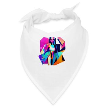 Die Frau - Bandana - Weiß - Vorne