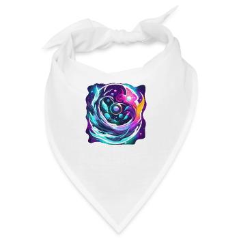 Unendlicher Raum - Bandana - Weiß - Vorne