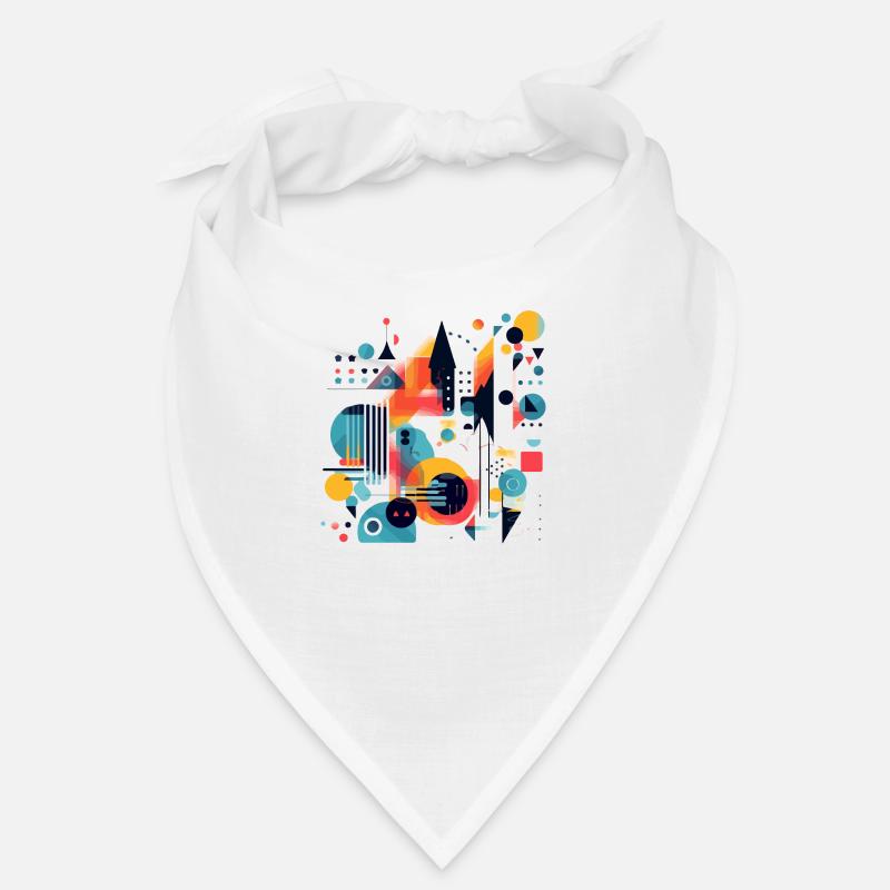 Design géométrique abstrait Bandana