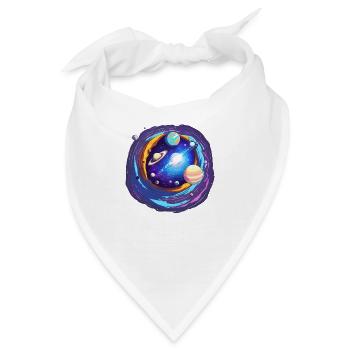 Magisches Universum - Bandana - Weiß - Vorne
