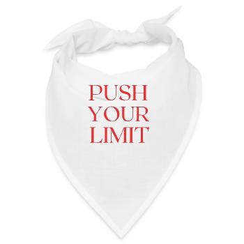 Push your limit - Bandana - Weiß - Vorne