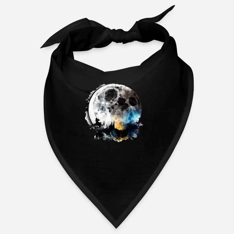 Moon Comic Style Bandana