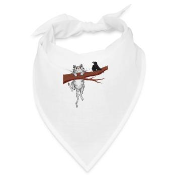 Hang in there 02 - Bandana - Weiß - Vorne