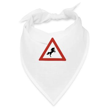 Unicorn crossing - Bandana - Weiß - Vorne