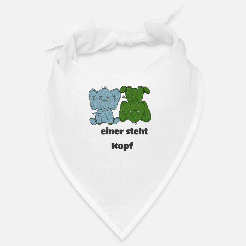Éléphants L’un se tient à l’envers Bandana