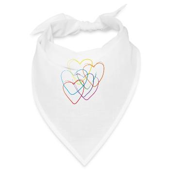 mei herzchen - Bandana - Weiß - Vorne