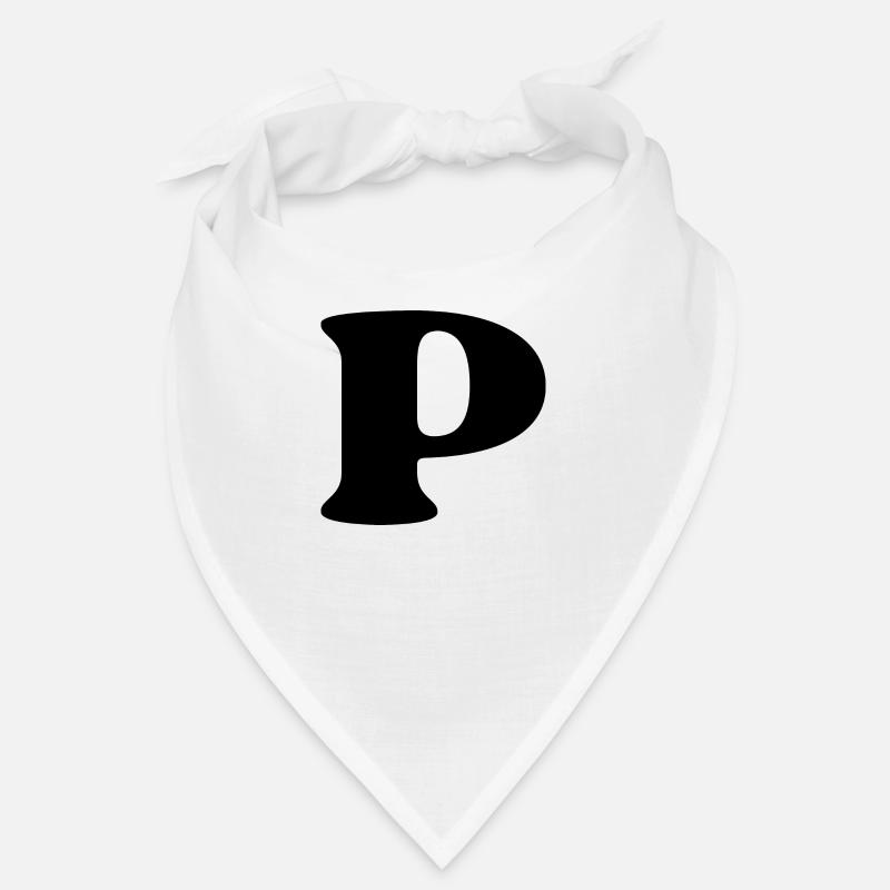 Letter p Bandana