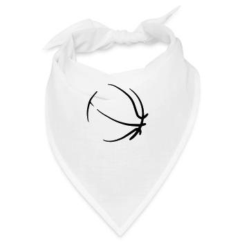 Basketball 08 - Bandana - Weiß - Vorne