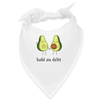 bald zu dritt - Bandana - Weiß - Vorne
