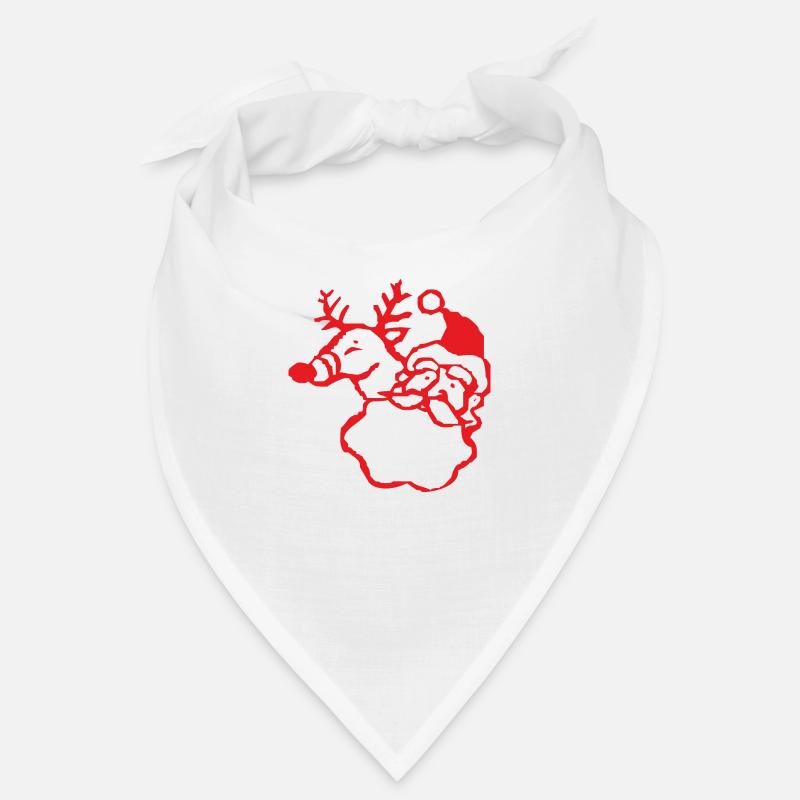 Weihnachtsmann Rentier Bandana