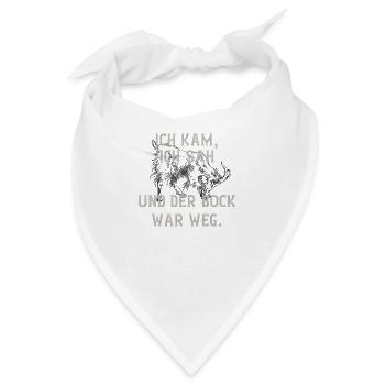 Kein Bock - Bandana - Weiß - Vorne