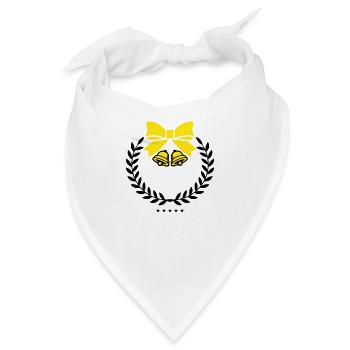 kranz glocken - Bandana - Weiß - Vorne