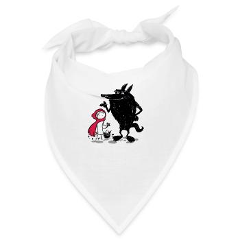 Rotkäppchen - Bandana - Weiß - Vorne