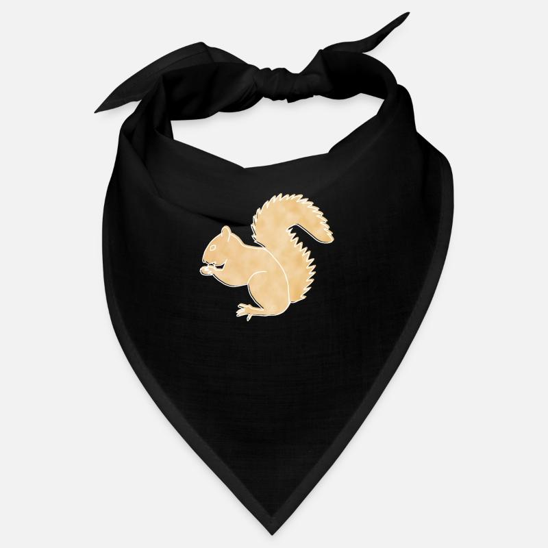 Écureuil, Boho Line Art Design, série « Bois » Bandana
