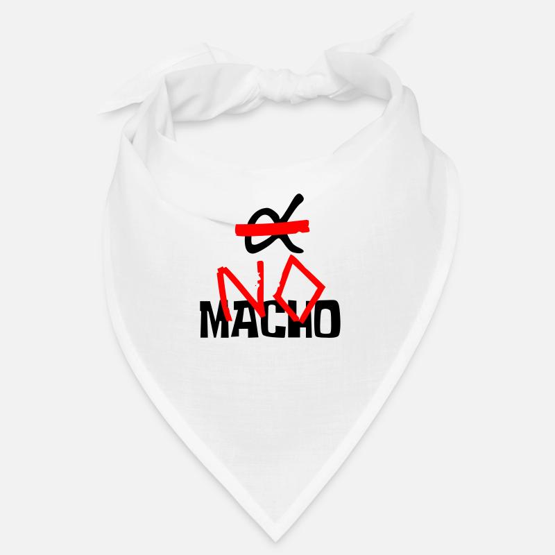 NO Macho (logo and text) Bandana