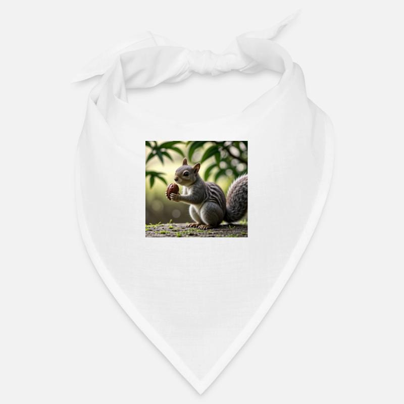 Écureuil aux noix - Eichhörnchen mit Nuss Bandana