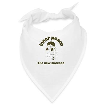 Innerer Frieden - Bandana - Weiß - Vorne