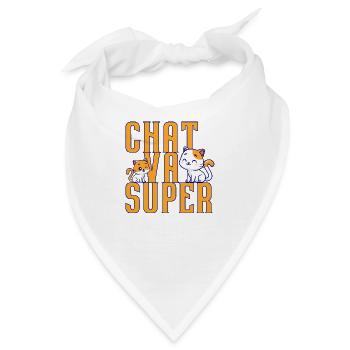 Der Chat läuft super - Bandana - Weiß - Vorne