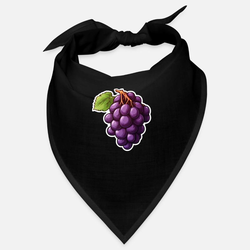Weinreben dunkel Bandana