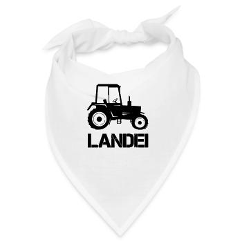 traktor landei - Bandana - Weiß - Vorne