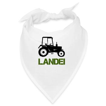 traktor landei - Bandana - Weiß - Vorne