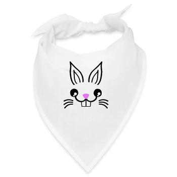 hase rabbit - Bandana - Weiß - Vorne