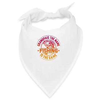 fisch, fisch, angeln, see, meer, angeln, fauna, exotisch - Bandana - Weiß - Vorne