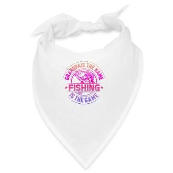fisch, fisch, angeln, see, meer, angeln, fauna, exotisch - Bandana - Weiß - Vorne