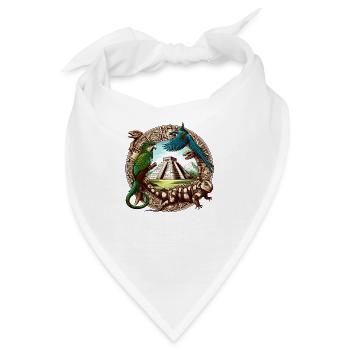 Wunder der Maya - Bandana - Weiß - Vorne