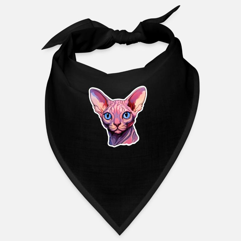 Sphynx-Katzenkopf Bandana