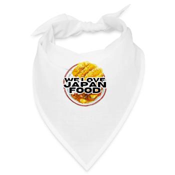 Wir lieben japanisches Curry - Bandana - Weiß - Vorne