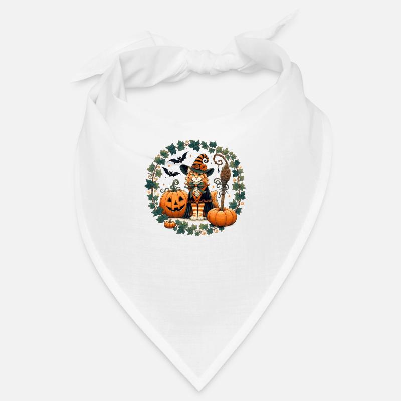 Halloween Ingwer Katze Bandana