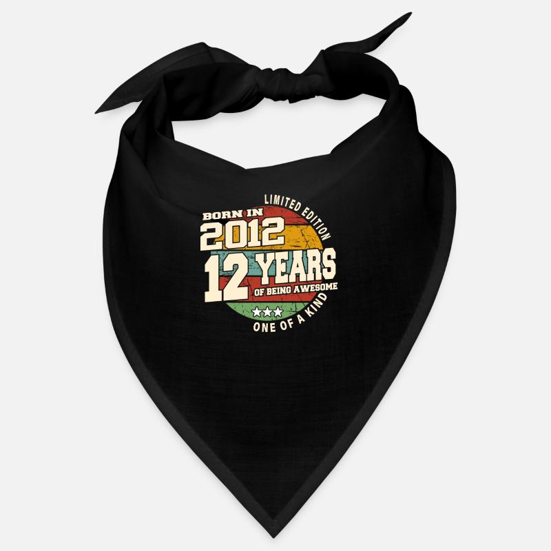 2012 Vintage Retro Classique 12 ans Bandana