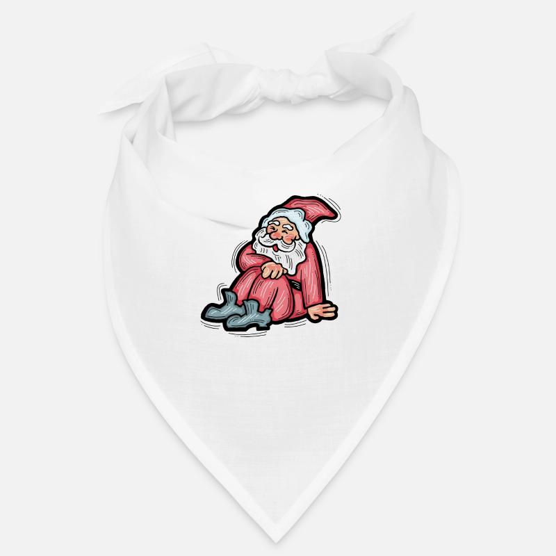 Weihnachtsmann - Bandana - Weiß