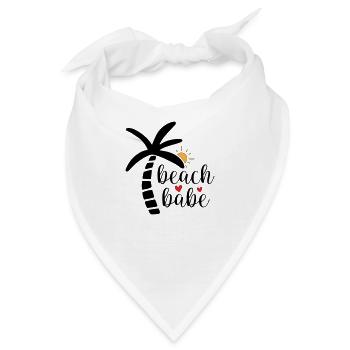 Beach babe - Bandana - Weiß - Vorne