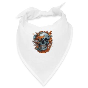Kreatives Chaos - Bandana - Weiß - Vorne