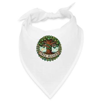 Baum-Umarmer - Bandana - Weiß - Vorne