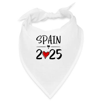 Spain heart 2025 - Bandana - Weiß - Vorne
