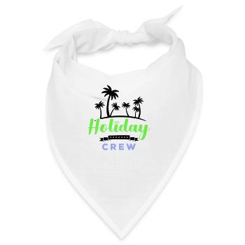 holiday crew - Bandana - Weiß - Vorne
