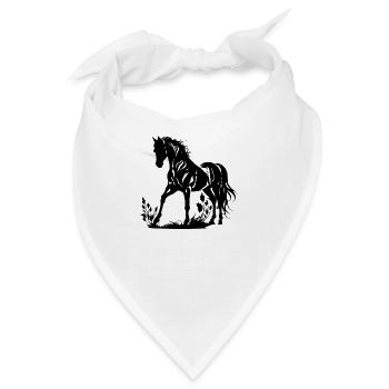 Cowboy Lustiger Cowboyhut Wild Western Rodeo Texas - Bandana - Weiß - Vorne