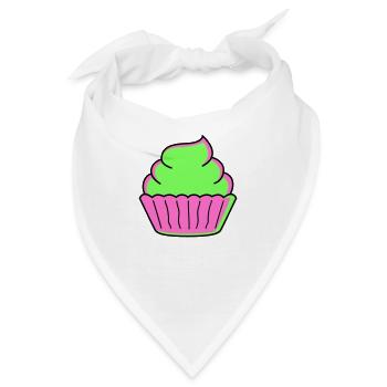 cupcake - Bandana - Weiß - Vorne