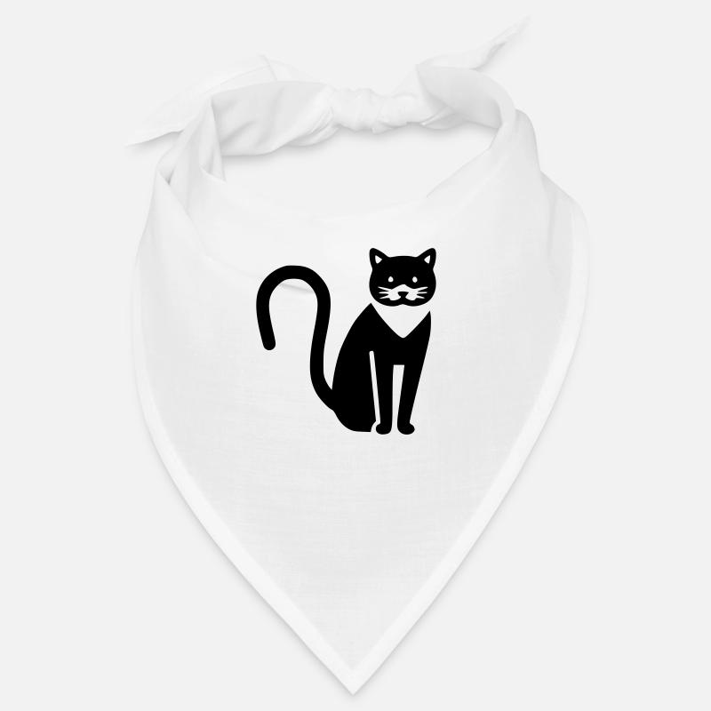 Cat - Bandana - blanc