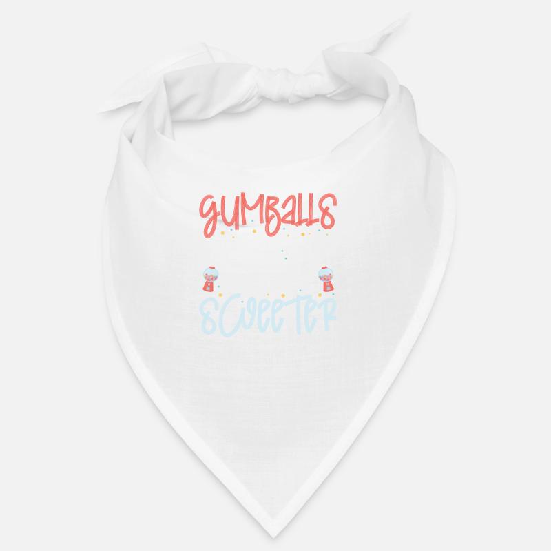 Les boules de gomme rendent le design de la note plus doux Bandana