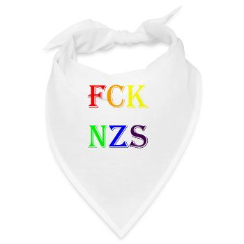 fcknzs - Bandana - Weiß - Vorne