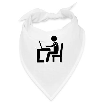 Arbeit Büro - Bandana - Weiß - Vorne